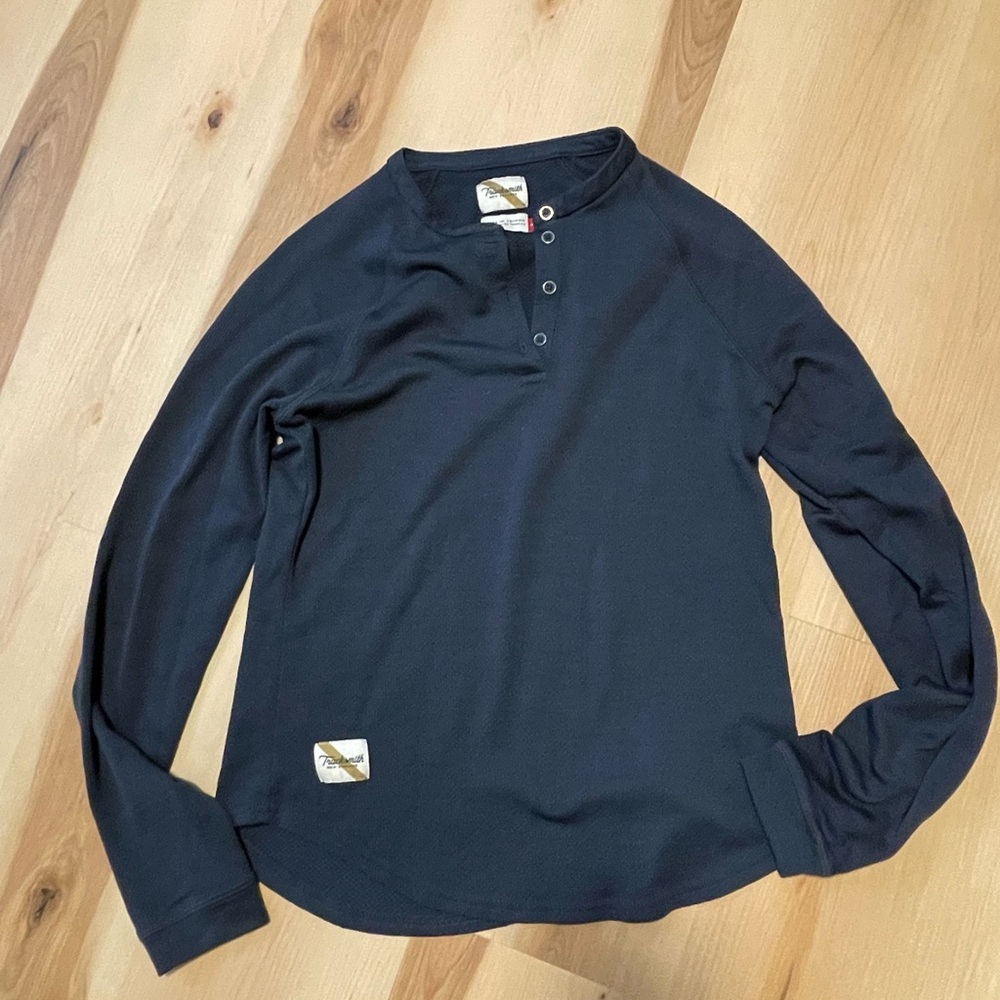 Tracksmith Fells waffle Henley women’s small